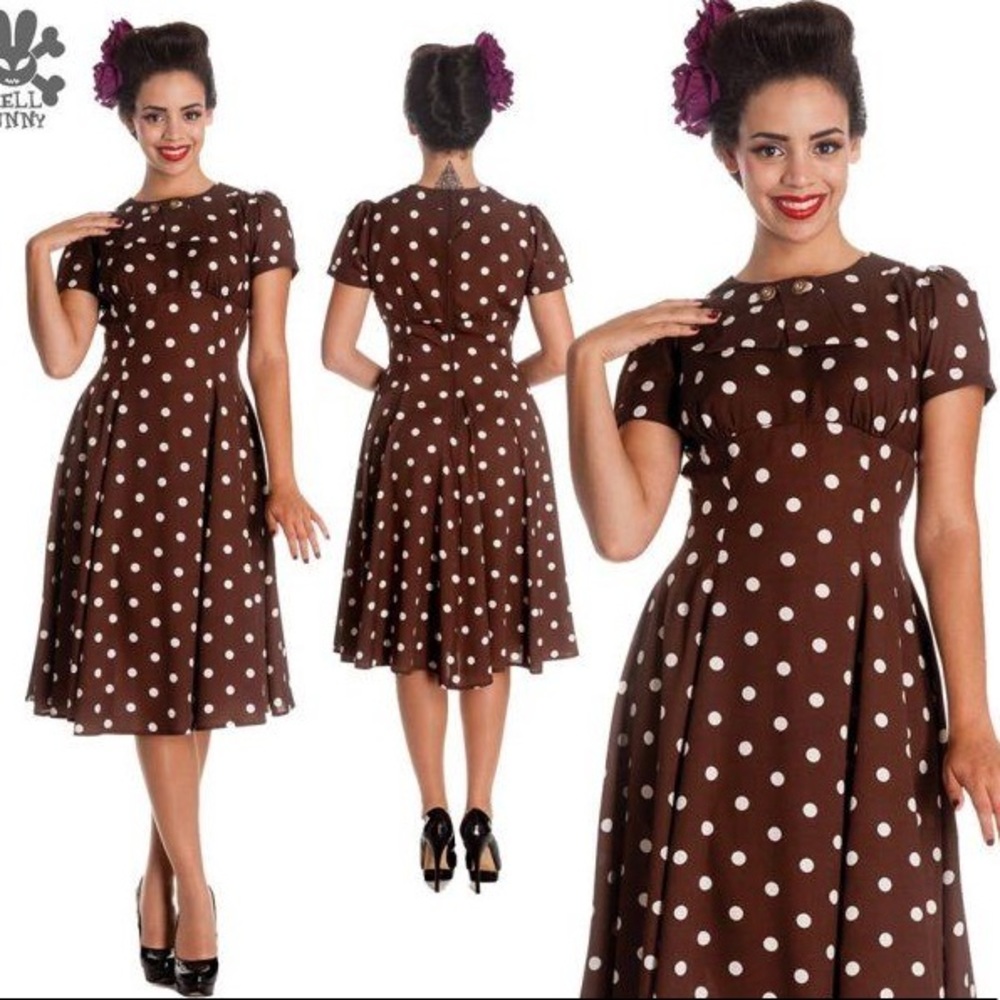 1940’s Reproduction Dress by Hell Bunny Vixen